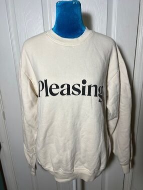 Harry Styles Pleasing 100% Cotton Crew Sweatshirt Small